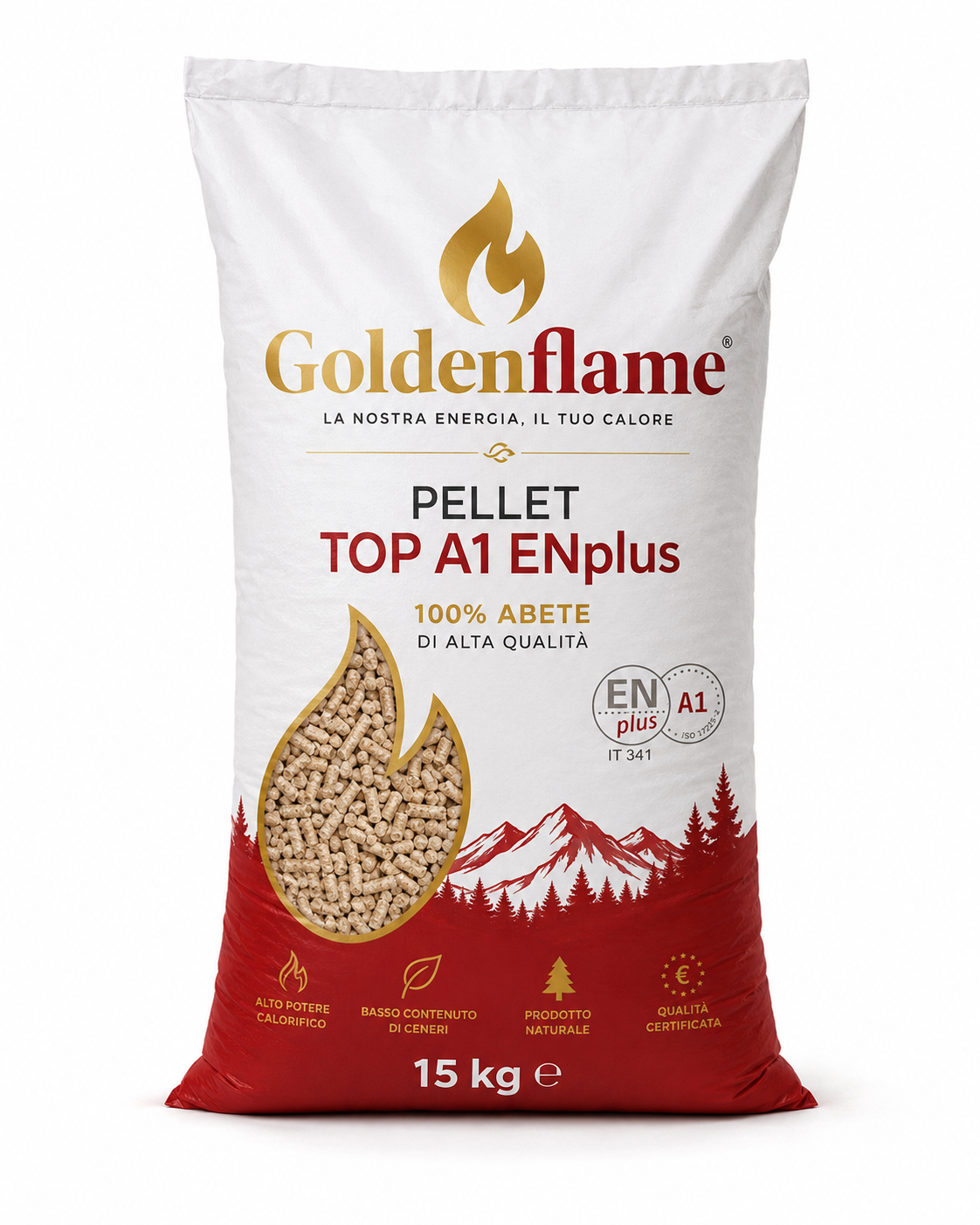Pellet “Top” A1 Enplus Goldenflame
